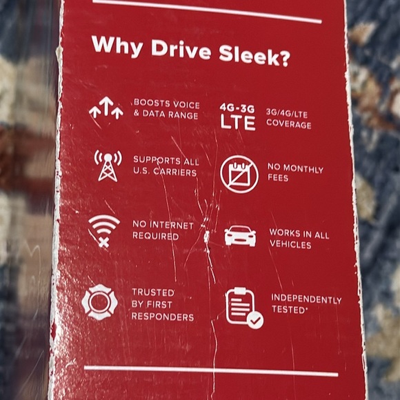 NWT weBoost Drive Sleek Vehicle Signal Booster (black) Kit CAR TRUCK VAN SUV - Picture 14 of 17